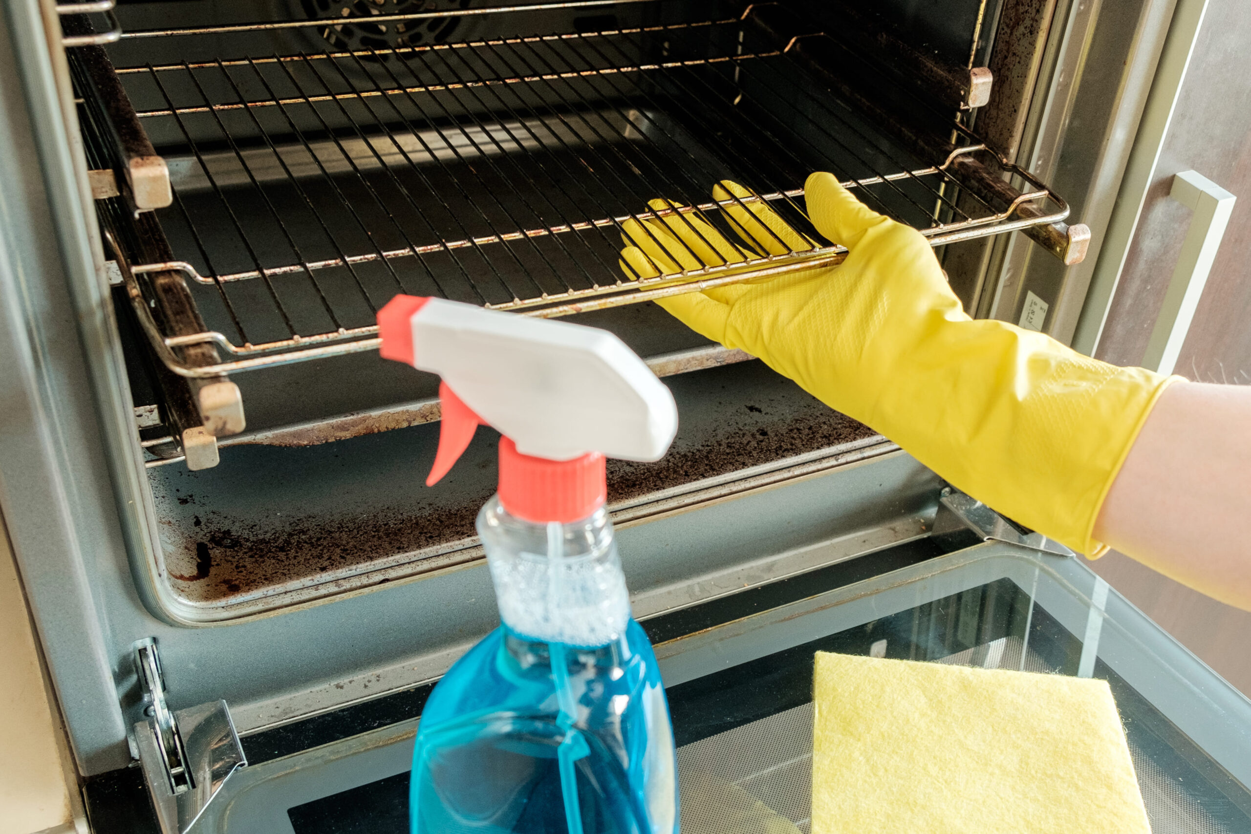 Clean Oven Shelves